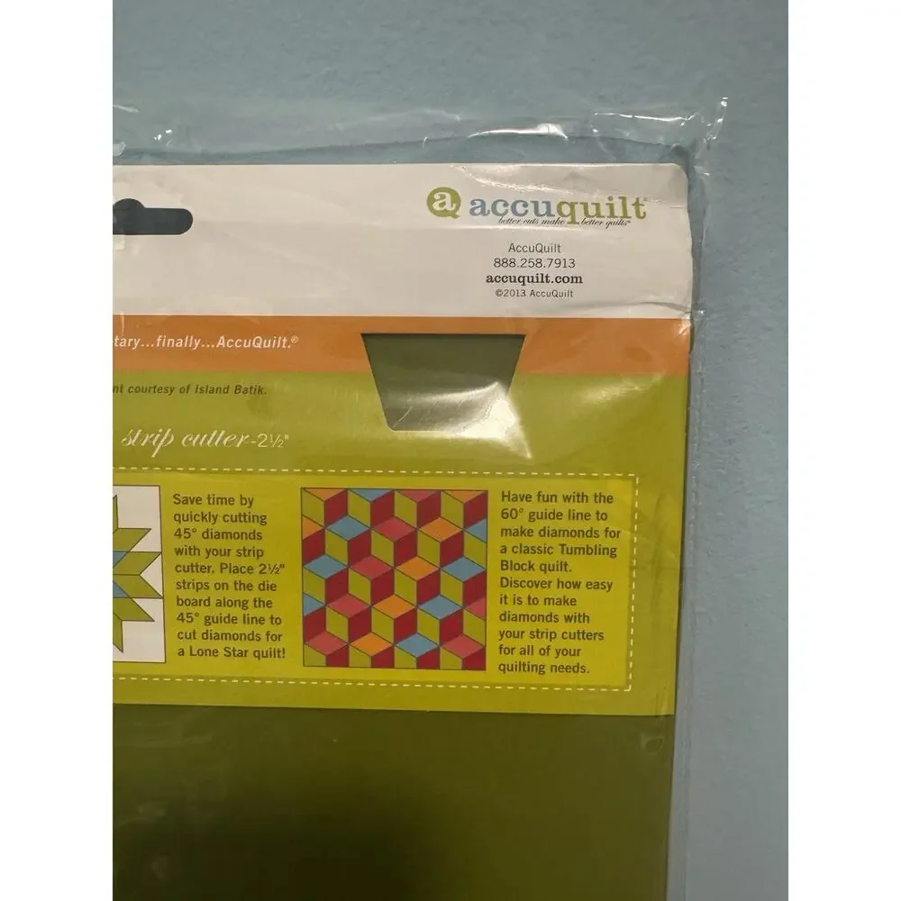 Accuquilt Go Fabric Cutting Die Strip cutter 2 1/2